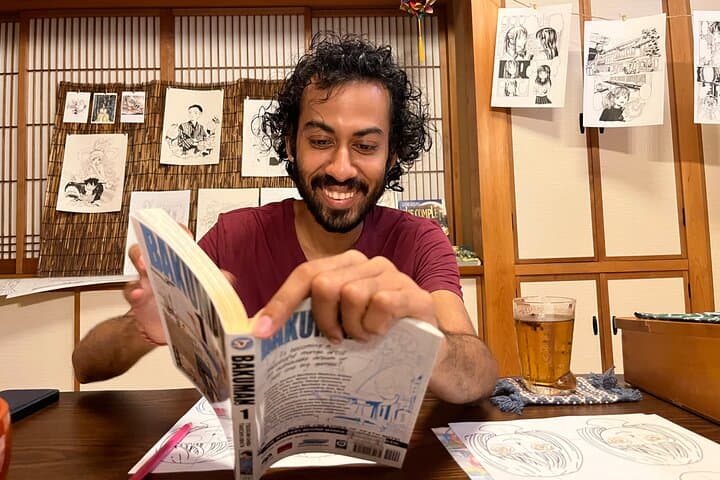 Yokohama: Manga/Anime Art & Cooking Experience in a Tatami Room — photo 12