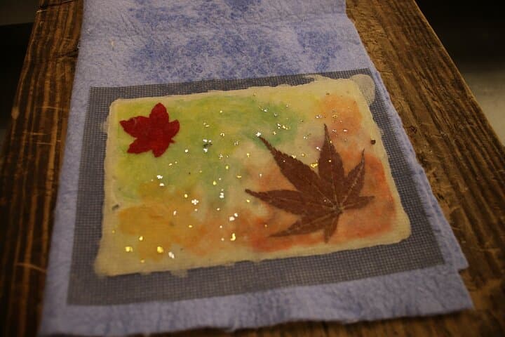 Korankei and Obara Bus Tour Papermaking Experience Course — photo 4