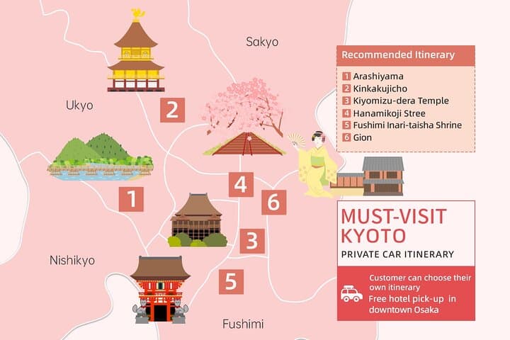 Kyoto Private Customizable Sightseeing Tour(from Osaka) — photo 2