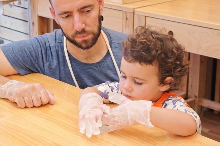 Experience Big soba knife Soba Making Class in Tokyo Kappabashi — photo 14