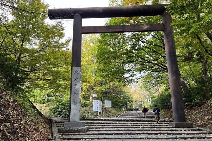 Tour in Sapporo Shrine, Fish Market and Shiroi Koibito Park — photo 7