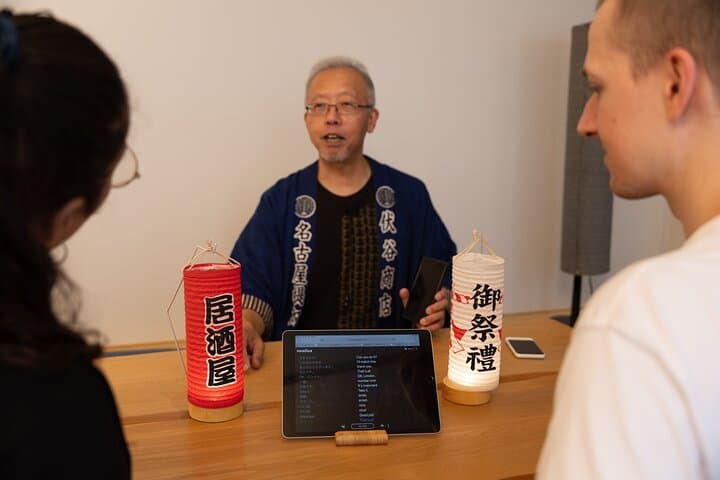 With AI Translation Lantern Making in Nagoya’s Historic District — photo 3
