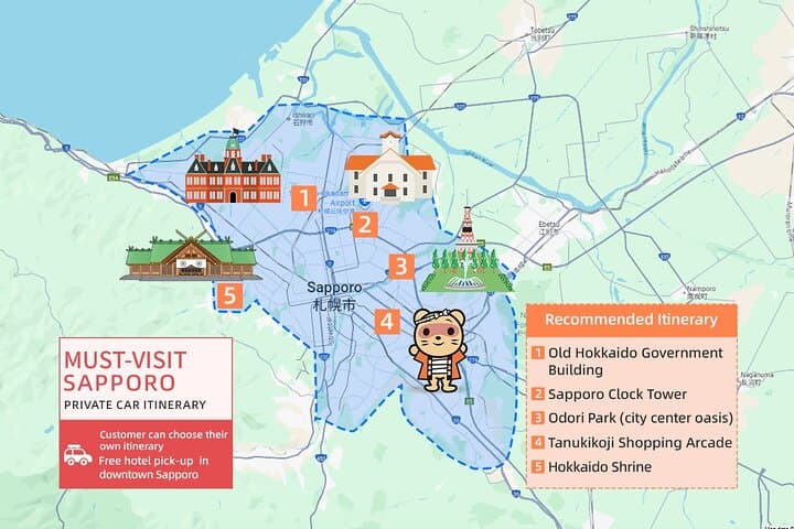 Sapporo City Cherry Blossom Private Sightseeing Tour — photo 2