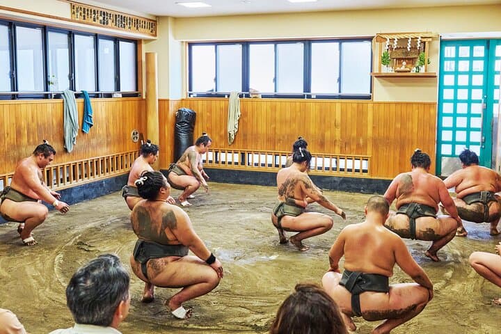 Tokyo: Sumo Morning Practice Viewing Tour at a Real Stable — photo 12