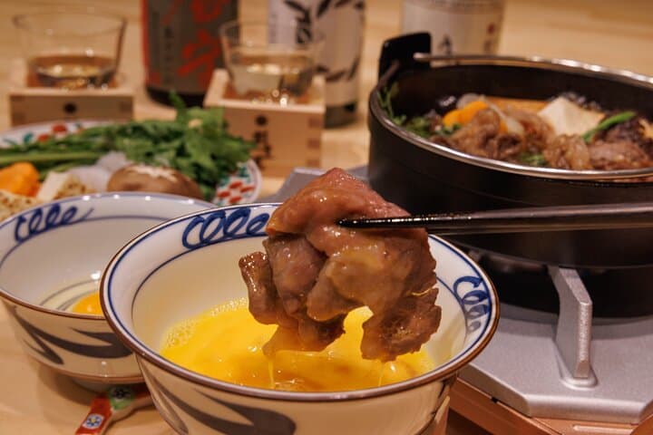 Japanese Sake Tasting & Wagyu Sukiyaki Cooking Class in Tokyo — photo 15