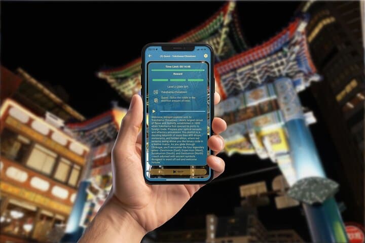 Yokohama Fantasy GPS App Walking Tour Mobile Game — photo 6