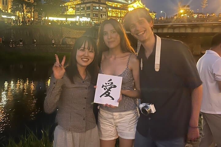 Japanese Calligraphy in Kyoto with a Kimono Haori — photo 7