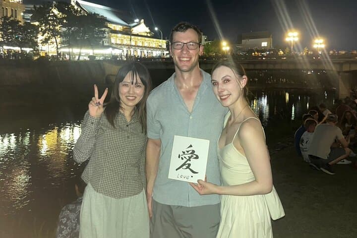 Japanese Calligraphy in Kyoto with a Kimono Haori — photo 8