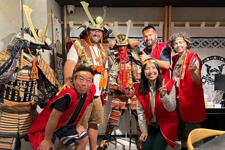 Luxury Samurai Sushi Dining Show in Asakusa Tokyo