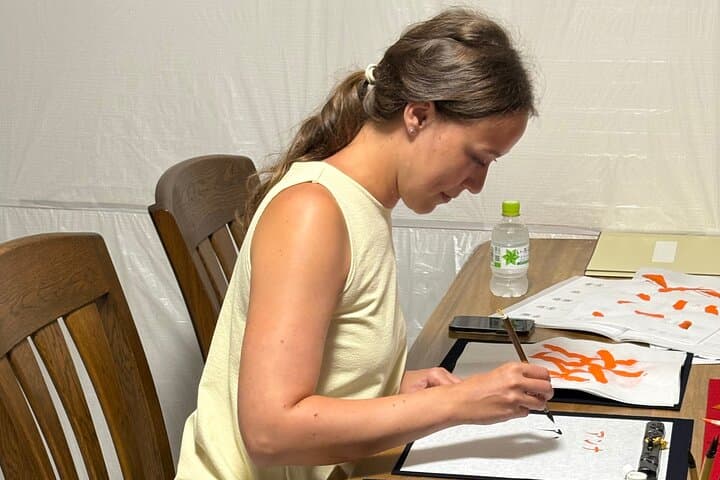 Fukuoka Private Fine Arts Class Calligraphy Experience — photo 5