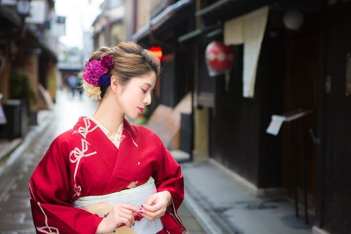 Kimono in Kyoto Stylish Makeover and Location Photography — photo 12