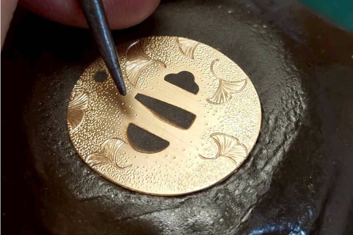 Mini Tsuba Engraving a Japanese Sword Activity — photo 4