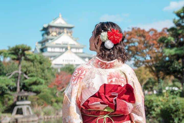 1-Day Kimono Experience in Osaka – Enjoy Day & Night — photo 2