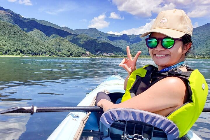 Coffee on a Kayak with Mt. Fuji - Early Morning — photo 18