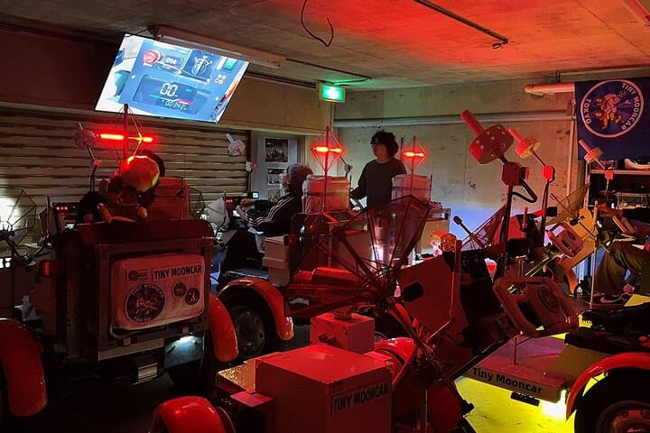 Tokyo Astronaut Tour in Space Suit Drive the Tiny Moon Car — photo 10