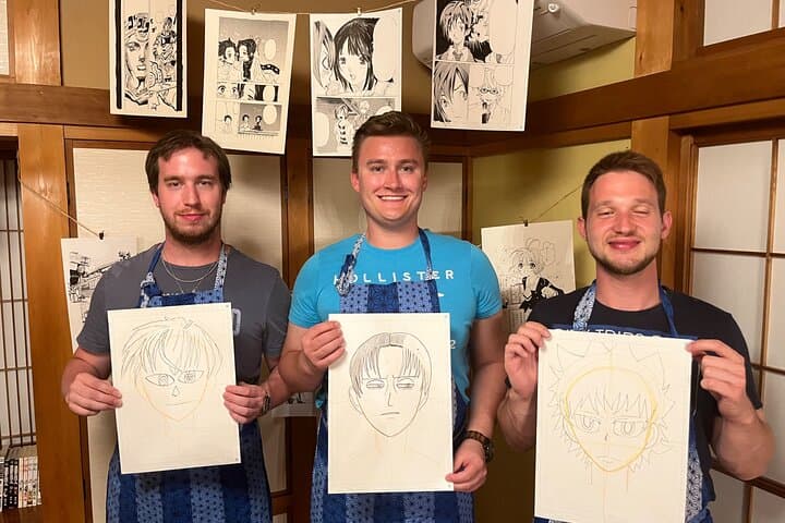 Yokohama: Manga/Anime Art & Cooking Experience in a Tatami Room — photo 11