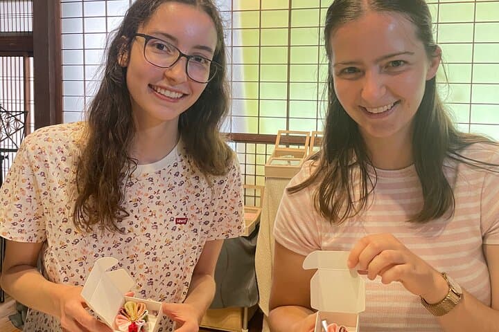 Tsumami Zaiku (Kanzashi) making Workshop in Abeno Osaka — photo 18