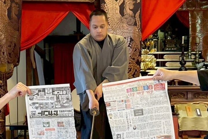 Samurai Swordsmanship Lesson at a rented temple — photo 4