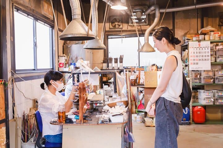 Osaka Glass Bead Necklace Workshop and Studio Tour — photo 6