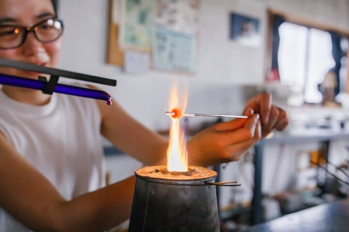 Osaka Glass Bead Necklace Workshop and Studio Tour — photo 15