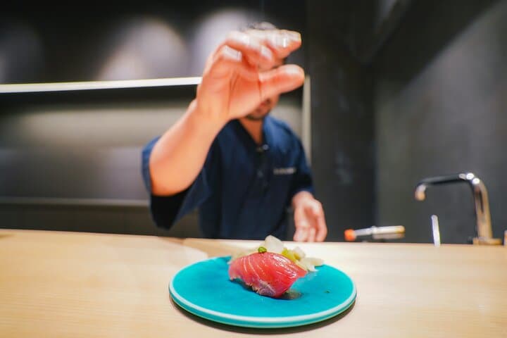 Tokyo Omakase Sushi & A5 Wagyu Premium Dinner Tour in Shinjuku