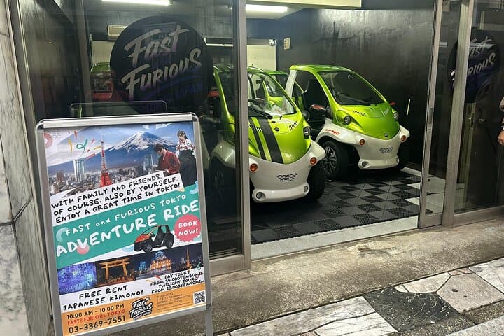 Official Tokyo Shibuya : KIMONO Dressed EV-Go Kart Activity Tour — photo 9