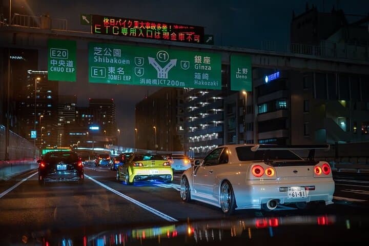 Daikoku Car meet & Tokyo Private JDM Night Tour in 700HP R34 GT-R — photo 2