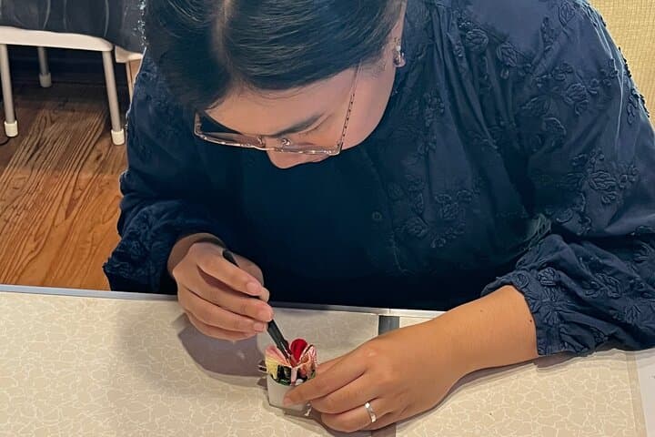 Tsumami Zaiku (Kanzashi) making Workshop in Abeno Osaka — photo 20