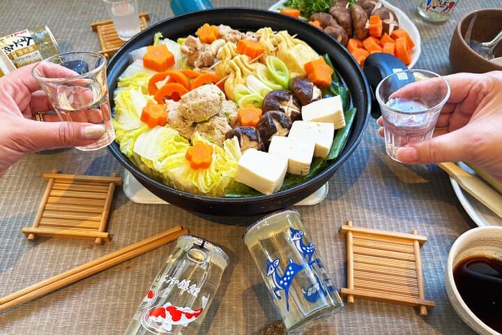 Cook Like a Sumo Wrestler! Chanko Nabe & Sake Tasting Class — photo 17