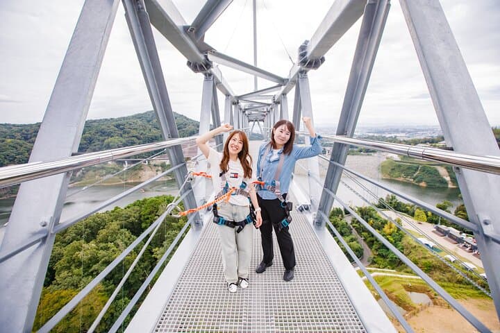 Osaka Japan’s Longest Suspension Bridge GODA BRIDGE Walk — photo 15