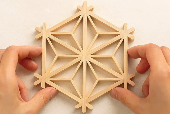 Traditional Kumiko Wood Art Class in Asakusa — photo 1