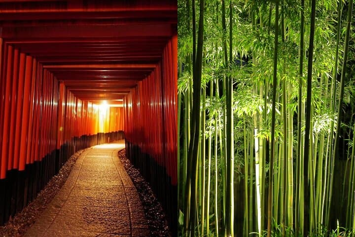 Kyoto Fushimi-Inari and Arashiyama Night Walking Tour — photo 1
