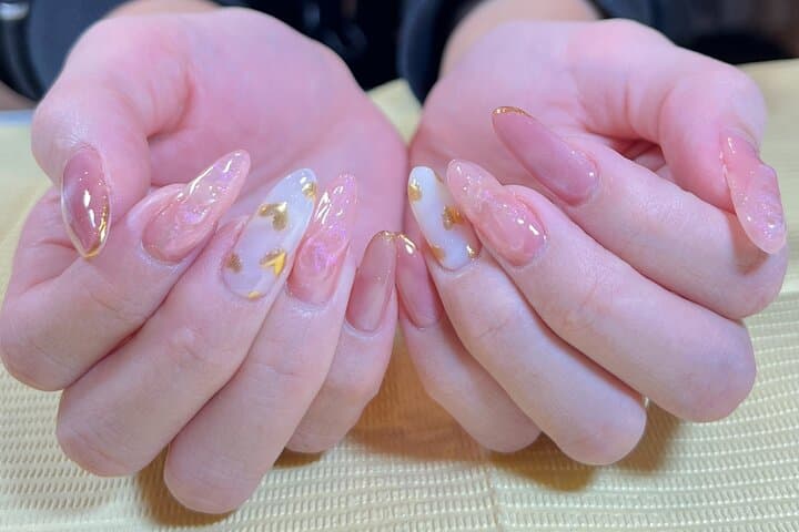 Gel Nail in Kyoto-Japanese Kimono Nail Experience — photo 12