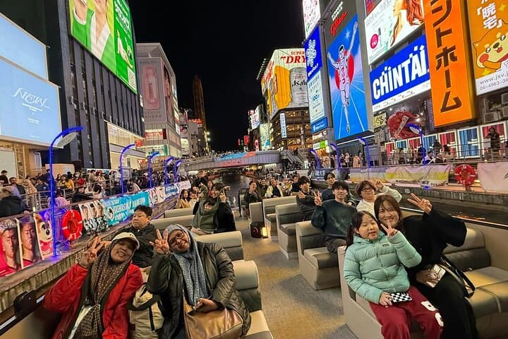 Osaka Dotonbori River Cruise with Glico Sign & Neon Lights View — photo 6