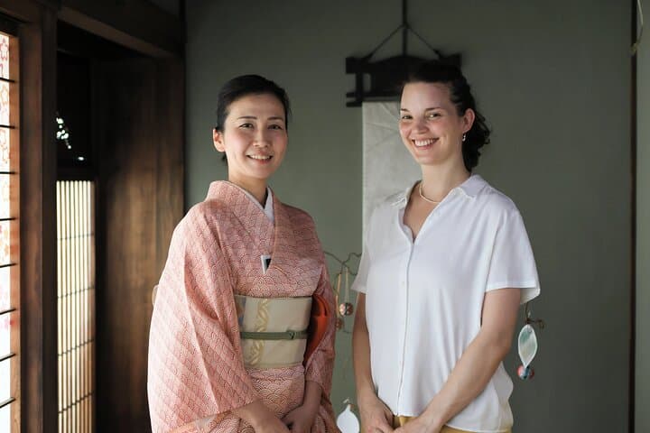 Osaka Wagashi Making and Matcha with Historic Temple Walking Tour — photo 7