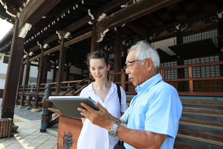 Osaka Wagashi Making and Matcha with Historic Temple Walking Tour — photo 4