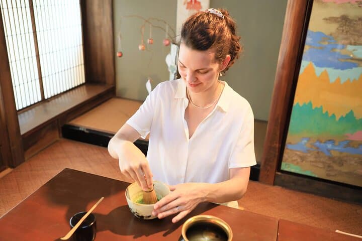 Osaka Wagashi Making and Matcha with Historic Temple Walking Tour — photo 14