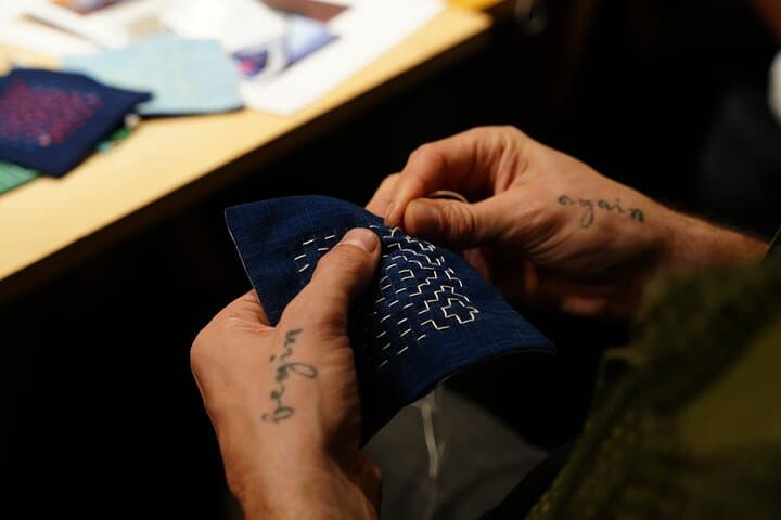 Osaka Small Group Sashiko Japanese Craftmanship Workshop — photo 15