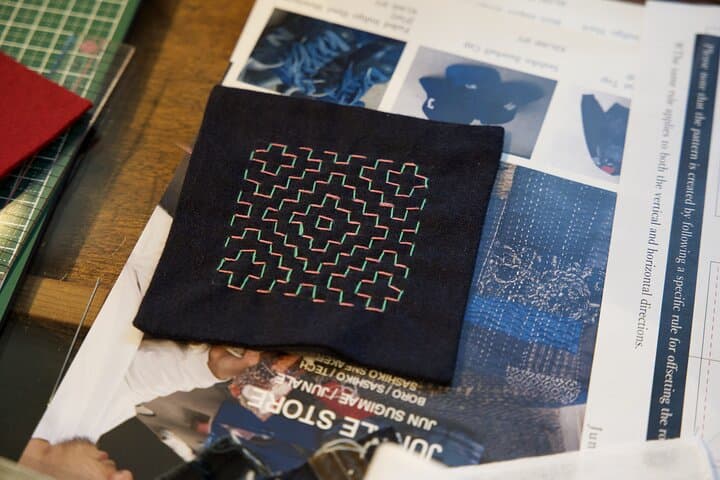 Sashiko Studio Stitching in Kyoto’s Art District — photo 12