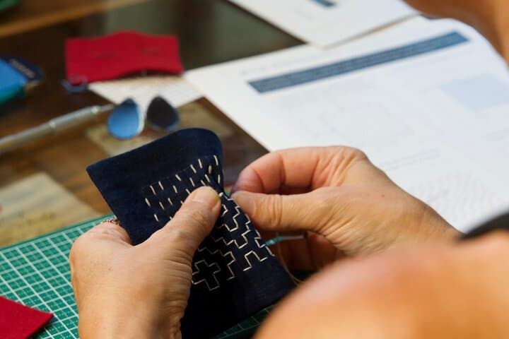 Sashiko Studio Stitching in Kyoto’s Art District — photo 15