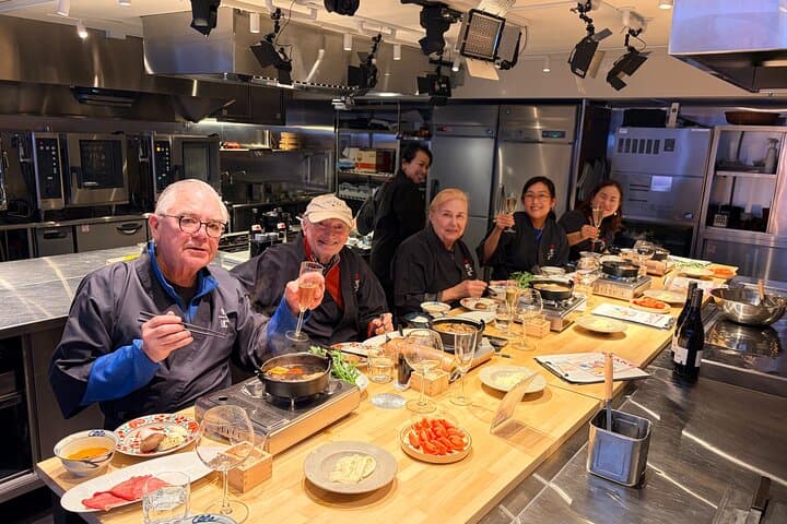 Japanese Sake Tasting & Wagyu Sukiyaki Cooking Class in Tokyo — photo 7