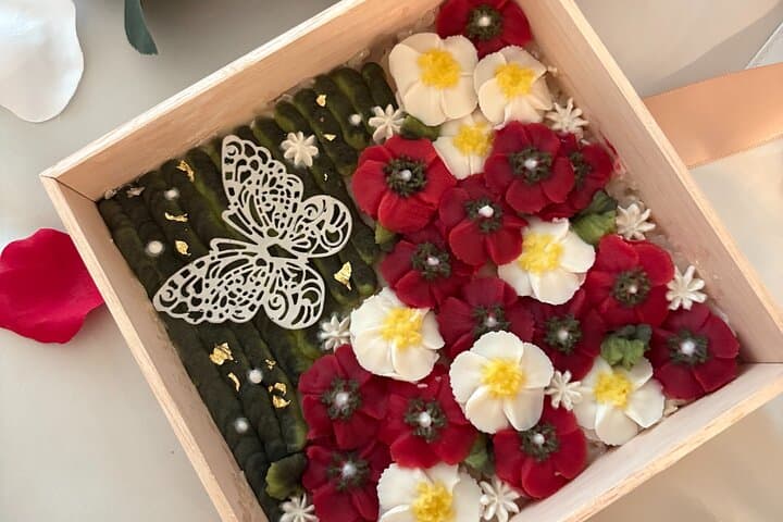 Wagashi Workshop: Japanese Sweets Ohagi with Anko Flowers — photo 4