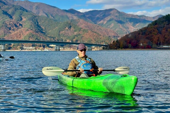 Coffee on a Kayak with Mt. Fuji - Early Morning — photo 16