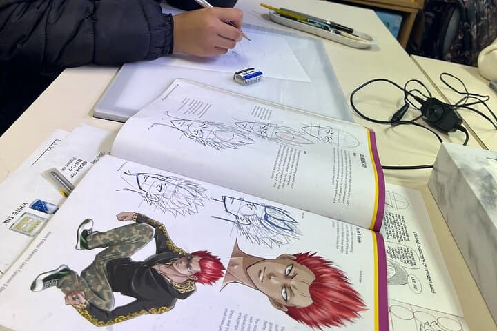 Tokyo: Manga Drawing Class with a Pro Manga Artist — photo 5