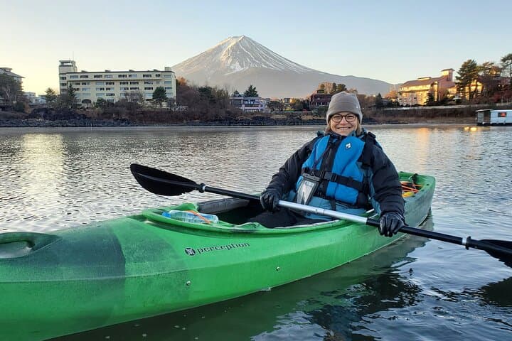 Coffee on a Kayak with Mt. Fuji - Early Morning — photo 14