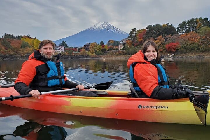 Coffee on a Kayak with Mt. Fuji - Early Morning — photo 10