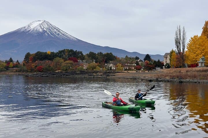 Coffee on a Kayak with Mt. Fuji - Early Morning — photo 9