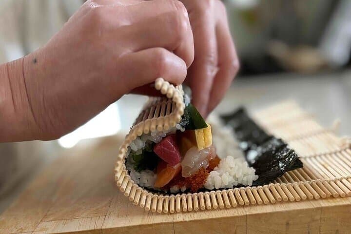 Hokkaido Seafood Sushi Rolls Experience with Matcha, in Sapporo — photo 6
