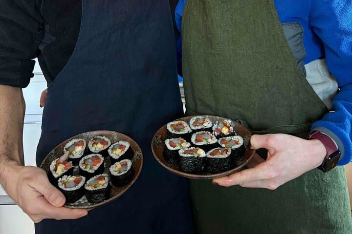 Hokkaido Seafood Sushi Rolls Experience with Matcha, in Sapporo — photo 11