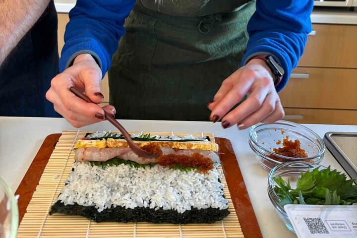 Hokkaido Seafood Sushi Rolls Experience with Matcha, in Sapporo — photo 14